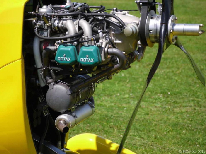 Antrieb fr Gyrocopter / full power engine of the gyrocopter