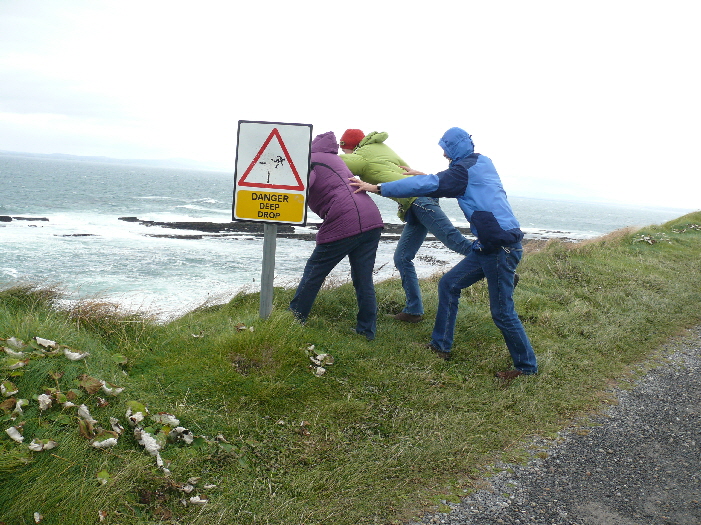 bald w�ren sie gefallen / may be their where dropped/ on the coast road of Mullagmore,Ireland